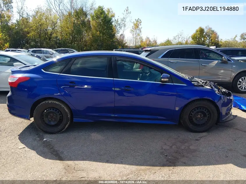 2014 FORD FOCUS VIN 1FADP3J20EL194880 — фото 14