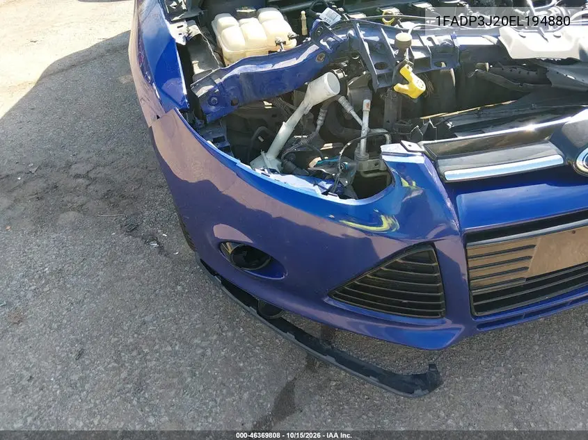 2014 FORD FOCUS VIN 1FADP3J20EL194880 — фото 6