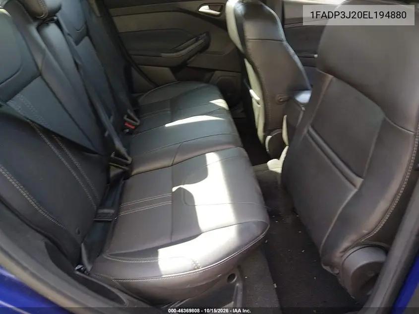 2014 FORD FOCUS VIN 1FADP3J20EL194880 — фото 8