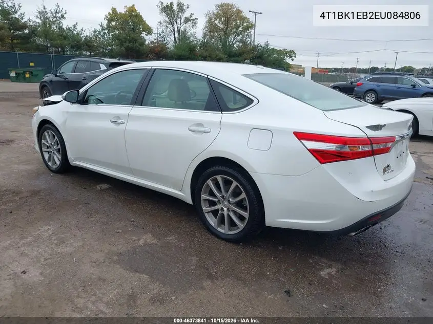 2014 TOYOTA AVALON VIN 4T1BK1EB2EU084806 — фото 3