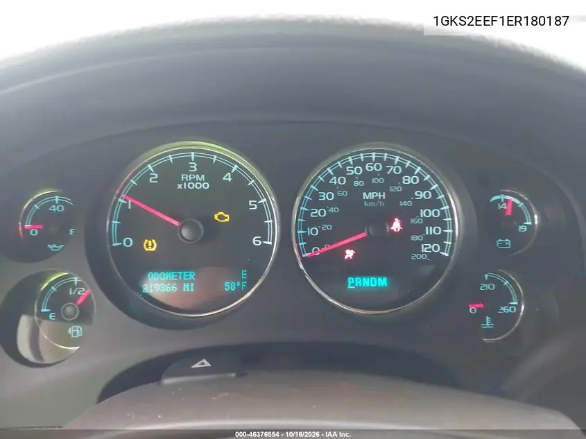 2014 GMC YUKON VIN 1GKS2EEF1ER180187 — фото 7
