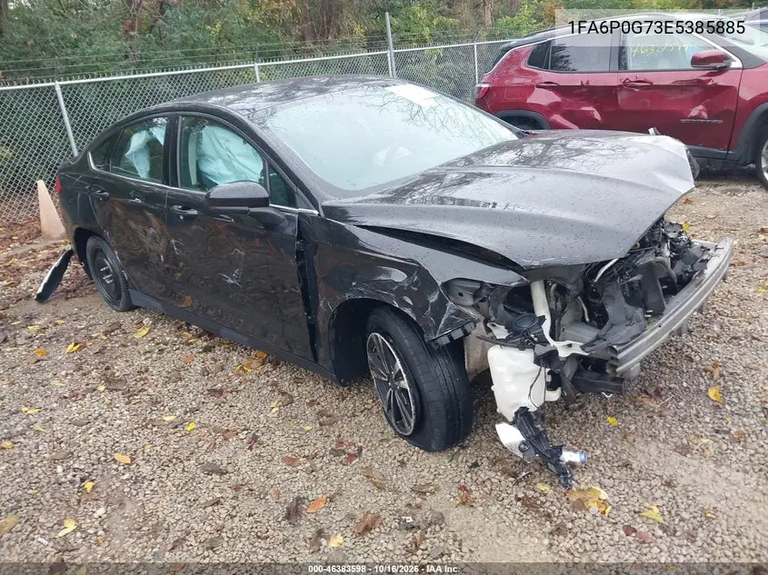 FORD FUSION 2014, VIN 1FA6P0G73E5385885