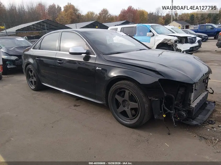 AUDI S4 2014, VIN WAUBGAFL4EA127795