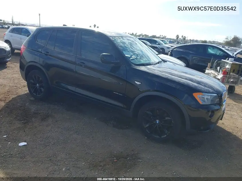 BMW X3 2014, VIN 5UXWX9C57E0D35542