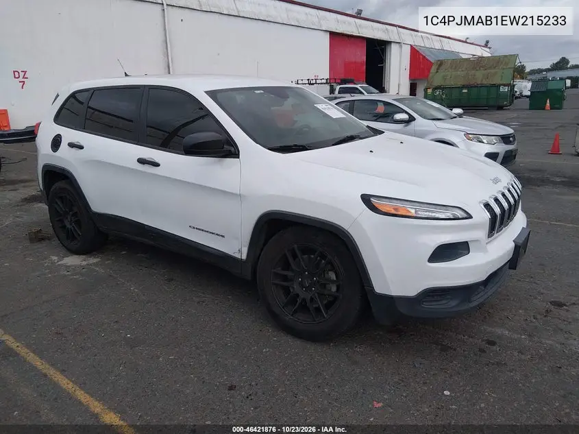 JEEP CHEROKEE 2014, VIN 1C4PJMAB1EW215233