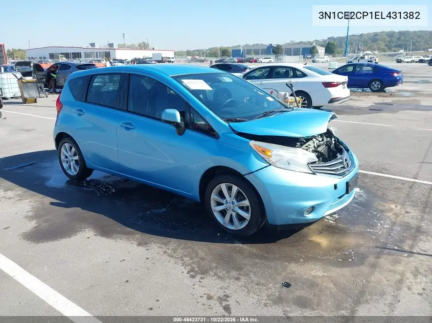 NISSAN NOTE 2014, VIN 3N1CE2CP1EL431382