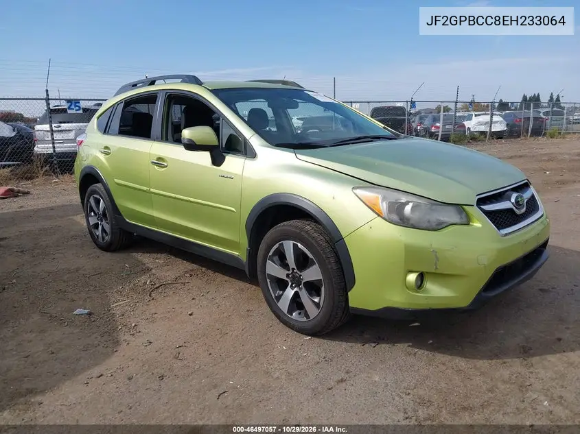 SUBARU XV 2014, VIN JF2GPBCC8EH233064