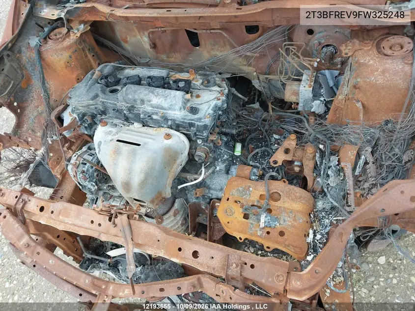 2015 TOYOTA RAV 4 VIN 2T3BFREV9FW325248 — фото 10