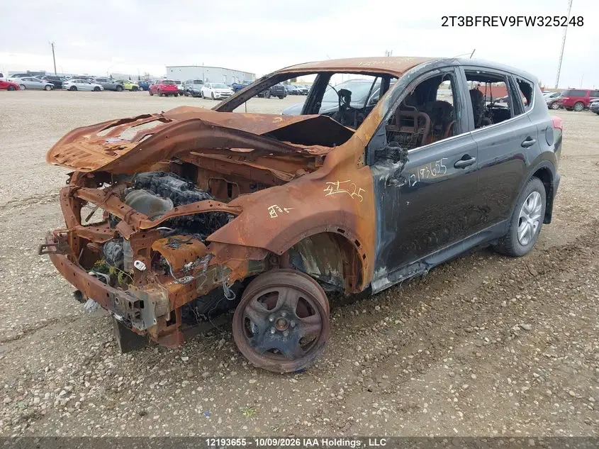 2015 TOYOTA RAV 4 VIN 2T3BFREV9FW325248 — фото 2