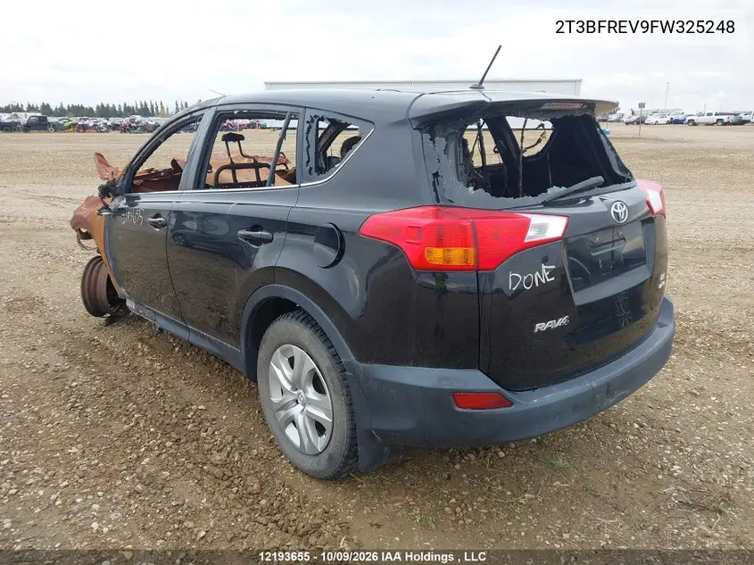 2015 TOYOTA RAV 4 VIN 2T3BFREV9FW325248 — фото 3