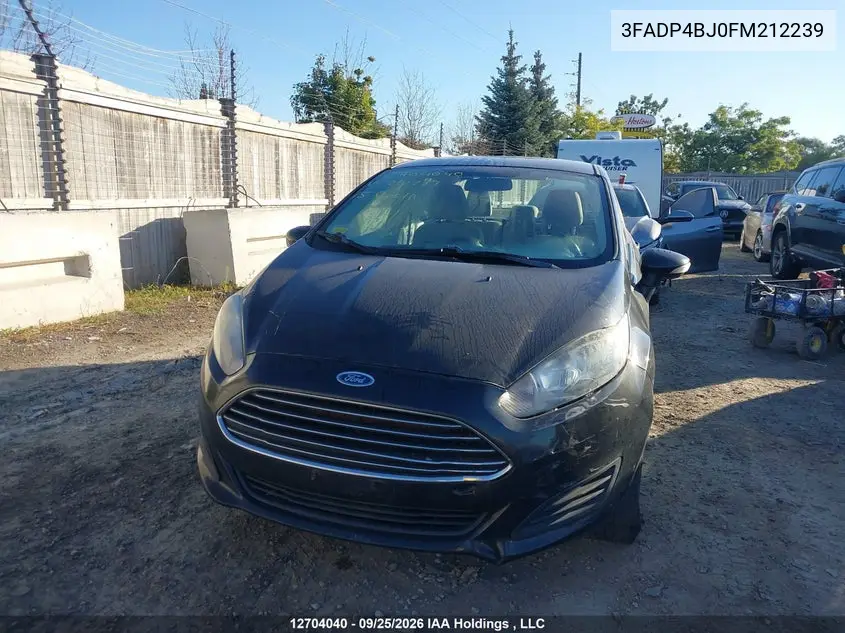 2015 FORD FIESTA VIN 3FADP4BJ0FM212239 — фото 11
