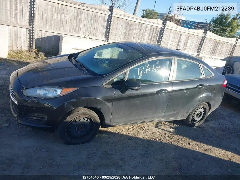 2015 FORD FIESTA VIN 3FADP4BJ0FM212239 — фото 13