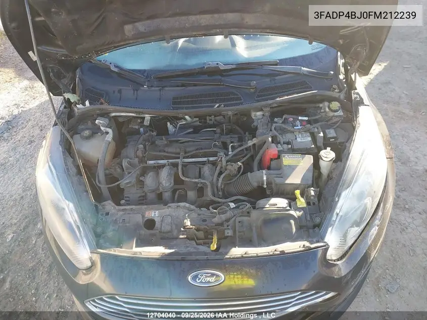 2015 FORD FIESTA VIN 3FADP4BJ0FM212239 — фото 9
