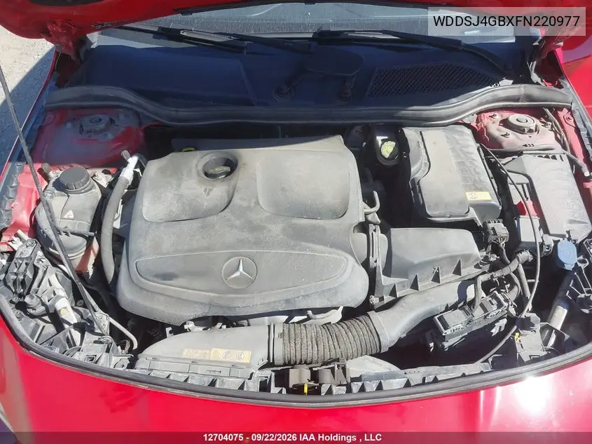 2015 MERCEDES CLA-KLASSE VIN WDDSJ4GBXFN220977 — фото 10