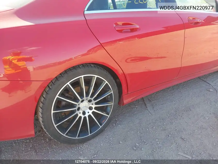 2015 MERCEDES CLA-KLASSE VIN WDDSJ4GBXFN220977 — фото 12