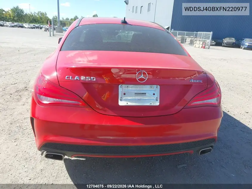 2015 MERCEDES CLA-KLASSE VIN WDDSJ4GBXFN220977 — фото 17