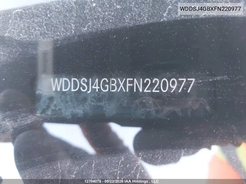 2015 MERCEDES CLA-KLASSE VIN WDDSJ4GBXFN220977 — фото 20