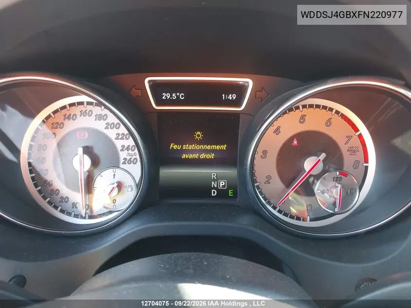 2015 MERCEDES CLA-KLASSE VIN WDDSJ4GBXFN220977 — фото 7