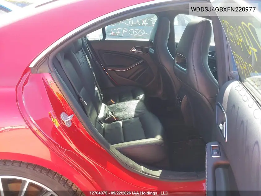 2015 MERCEDES CLA-KLASSE VIN WDDSJ4GBXFN220977 — фото 8