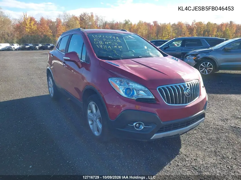 BUICK ENCORE 2015, VIN KL4CJESB5FB046453
