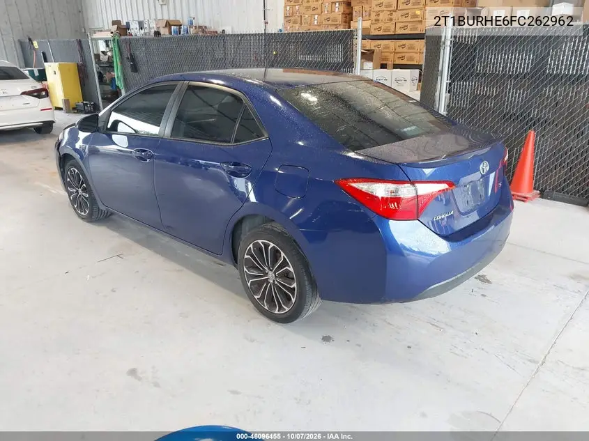 2015 TOYOTA COROLLA VIN 2T1BURHE6FC262962 — фото 3