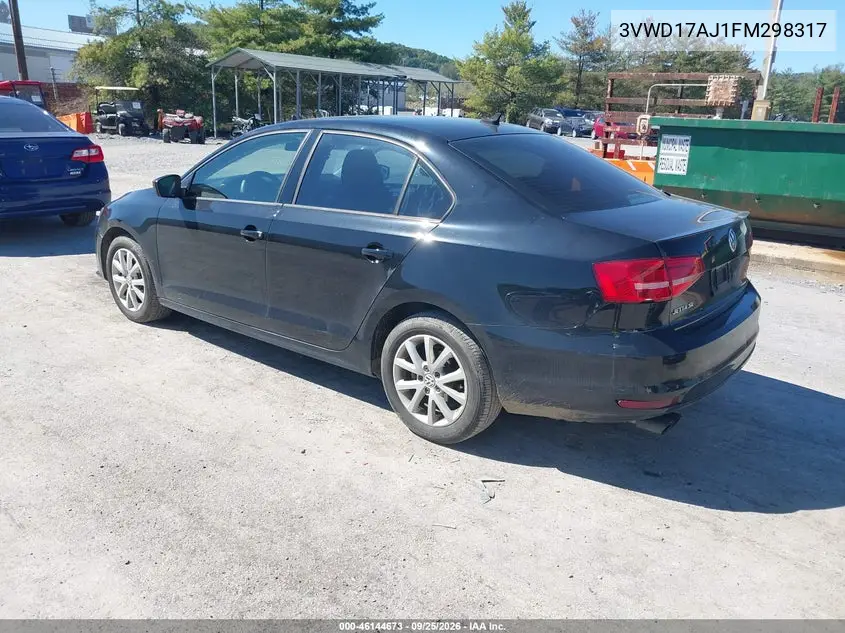 2015 VOLKSWAGEN JETTA VIN 3VWD17AJ1FM298317 — фото 3