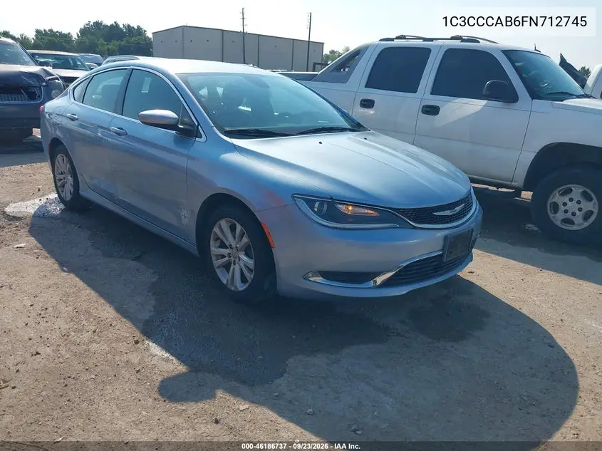 CHRYSLER 200 2015, VIN 1C3CCCAB6FN712745