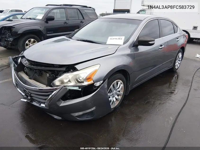 2015 NISSAN ALTIMA VIN 1N4AL3AP8FC583729 — фото 2