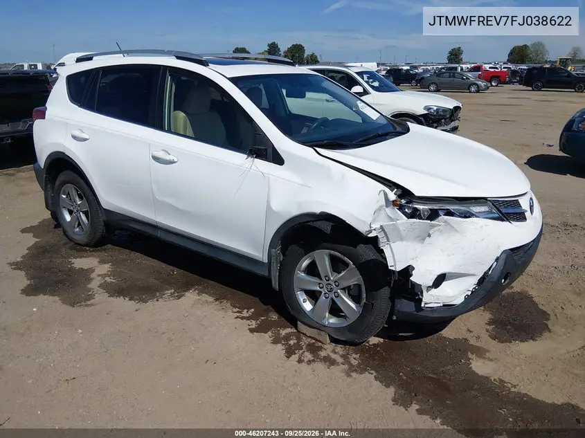 TOYOTA RAV 4 2015, VIN JTMWFREV7FJ038622