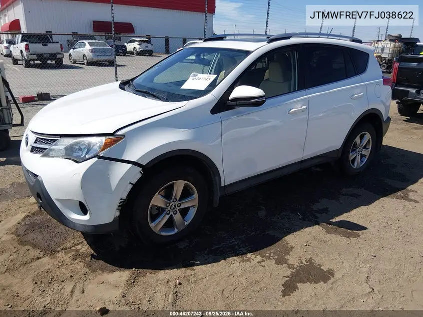 2015 TOYOTA RAV 4 VIN JTMWFREV7FJ038622 — фото 2