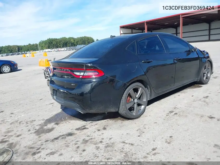 2015 DODGE DART VIN 1C3CDFEB3FD369424 — фото 4