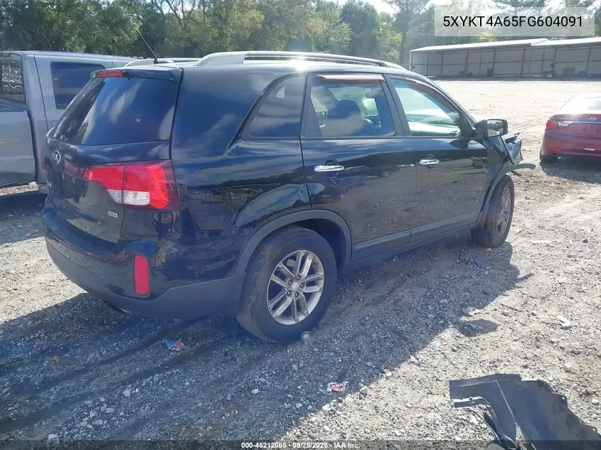 2015 KIA SORENTO VIN 5XYKT4A65FG604091 — фото 4