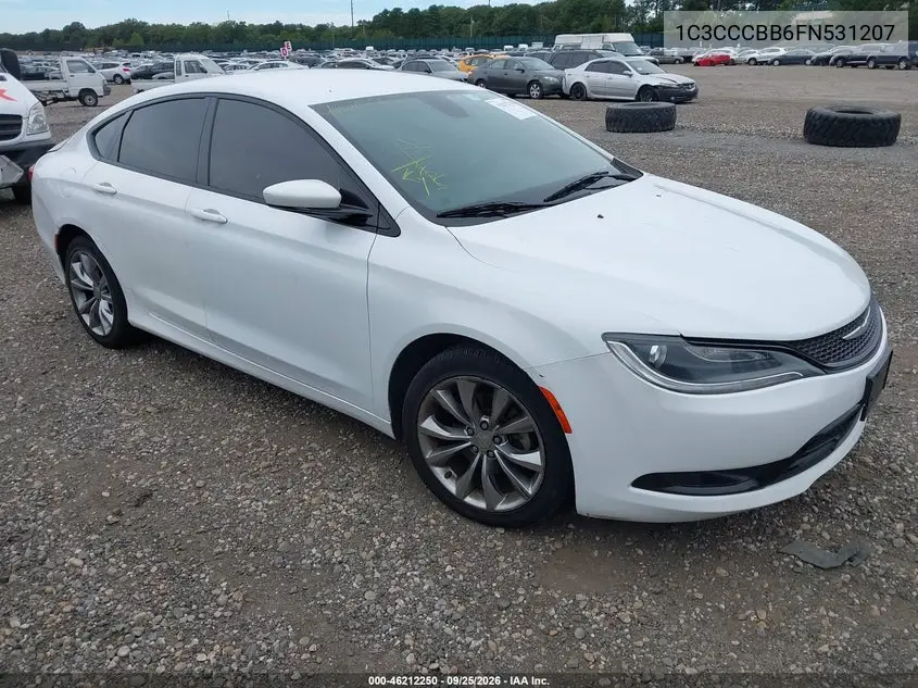 CHRYSLER 200 2015, VIN 1C3CCCBB6FN531207