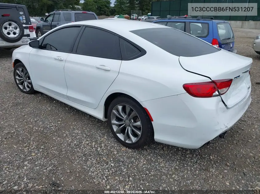 2015 CHRYSLER 200 VIN 1C3CCCBB6FN531207 — фото 3