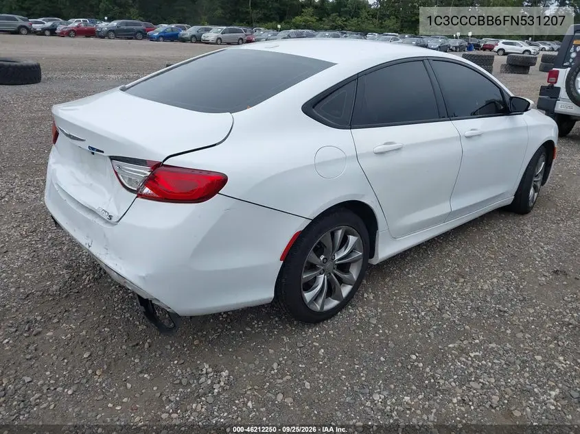 2015 CHRYSLER 200 VIN 1C3CCCBB6FN531207 — фото 4