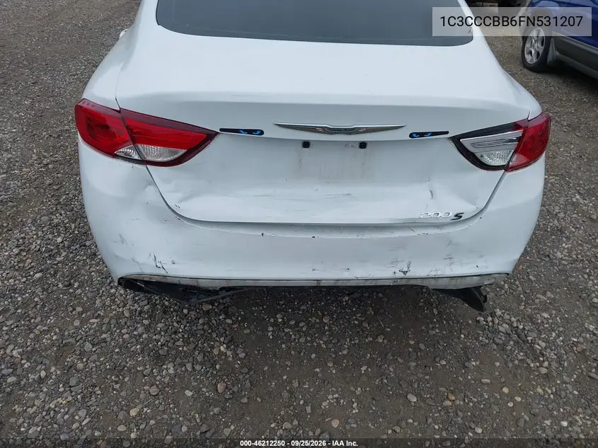 2015 CHRYSLER 200 VIN 1C3CCCBB6FN531207 — фото 6