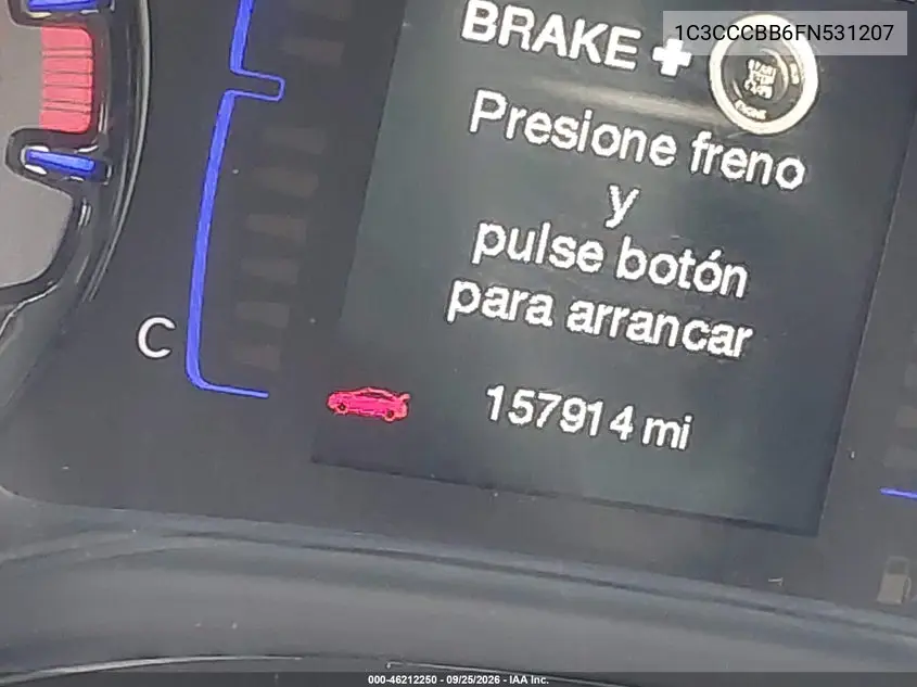 2015 CHRYSLER 200 VIN 1C3CCCBB6FN531207 — фото 7