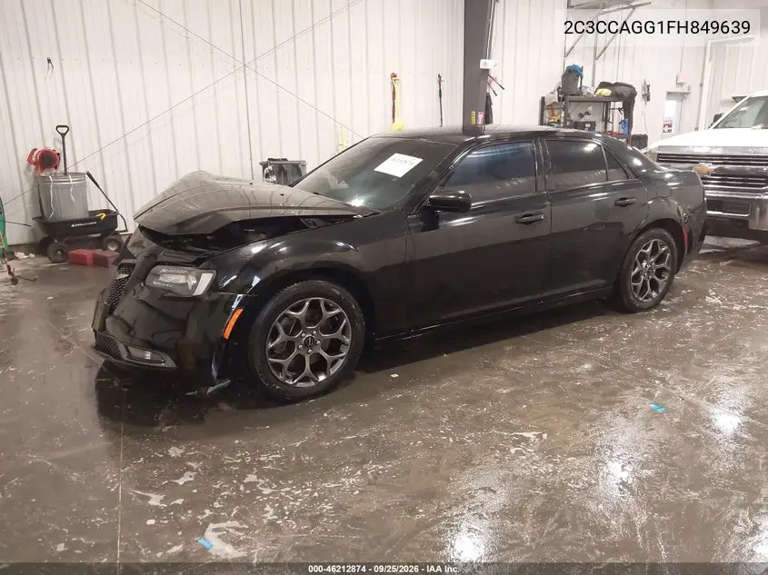 2015 CHRYSLER 300 VIN 2C3CCAGG1FH849639 — фото 2