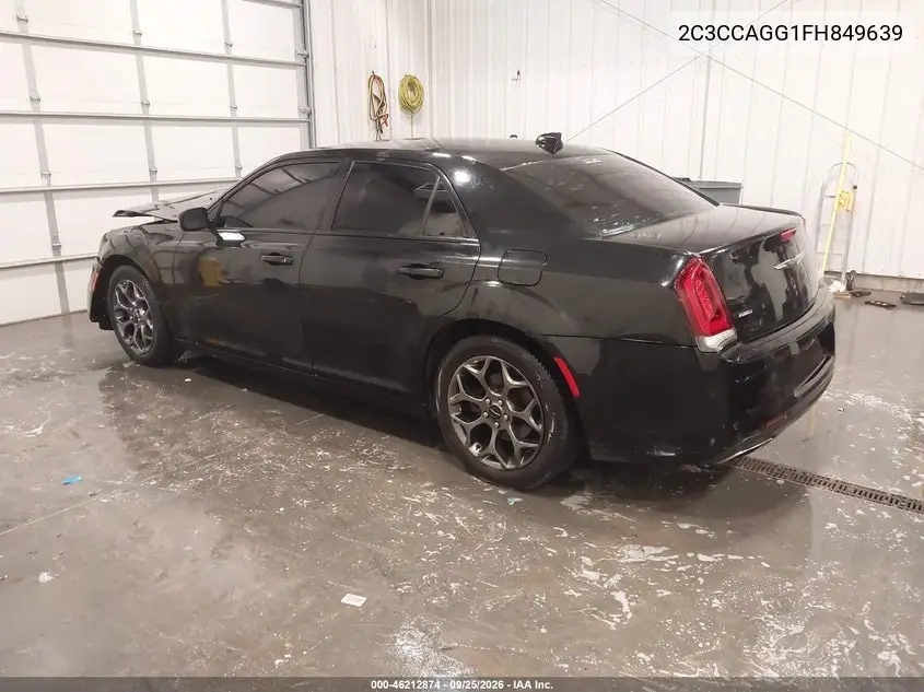 2015 CHRYSLER 300 VIN 2C3CCAGG1FH849639 — фото 3