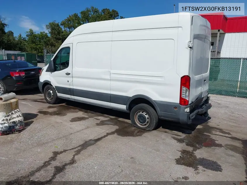 2015 FORD TRANSIT VIN 1FTSW2XG0FKB13191 — фото 3