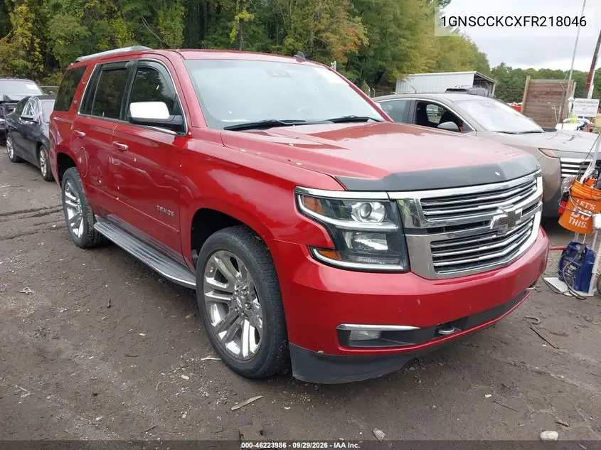 CHEVROLET TAHOE 2015, VIN 1GNSCCKCXFR218046