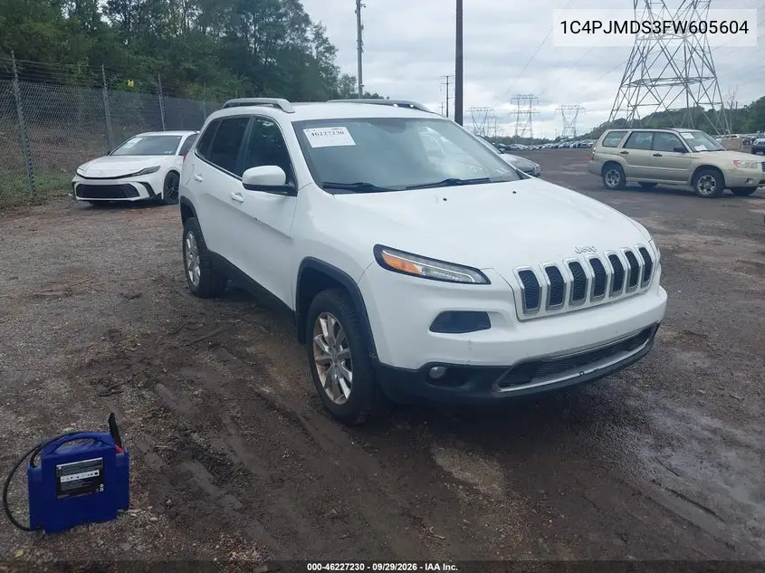 JEEP CHEROKEE 2015, VIN 1C4PJMDS3FW605604