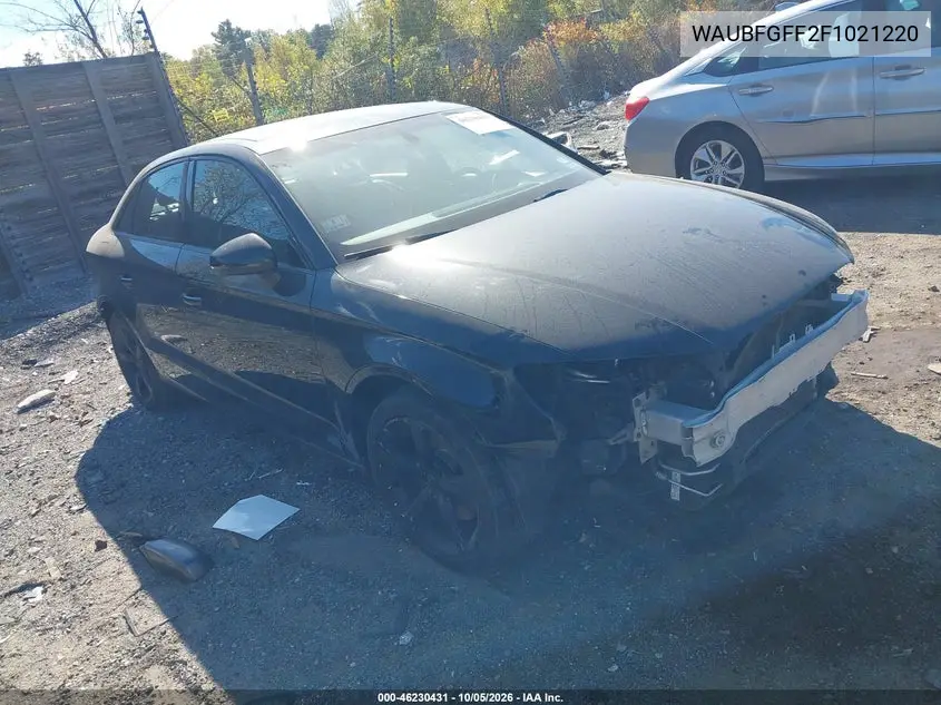 AUDI A3 2015, VIN WAUBFGFF2F1021220