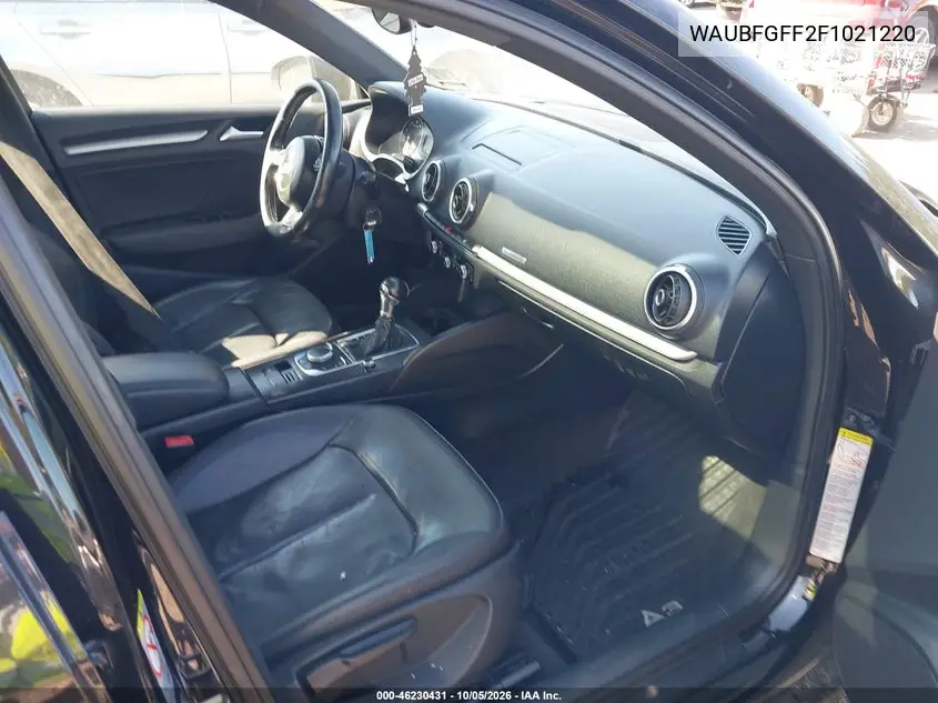 2015 AUDI A3 VIN WAUBFGFF2F1021220 — фото 5