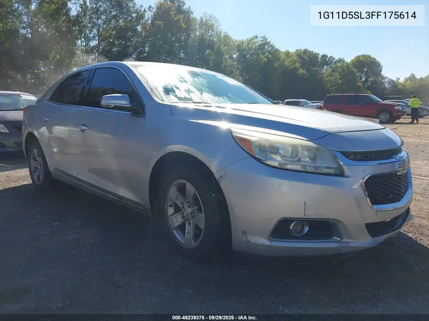 CHEVROLET MALIBU 2015, VIN 1G11D5SL3FF175614