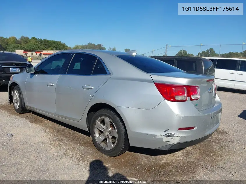 2015 CHEVROLET MALIBU VIN 1G11D5SL3FF175614 — фото 3