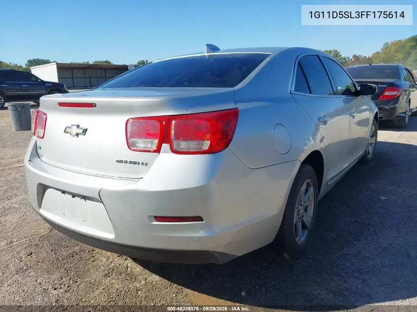 2015 CHEVROLET MALIBU VIN 1G11D5SL3FF175614 — фото 4