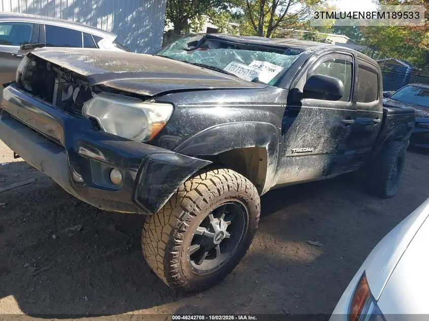 2015 TOYOTA TACOMA VIN 3TMLU4EN8FM189533 — фото 2