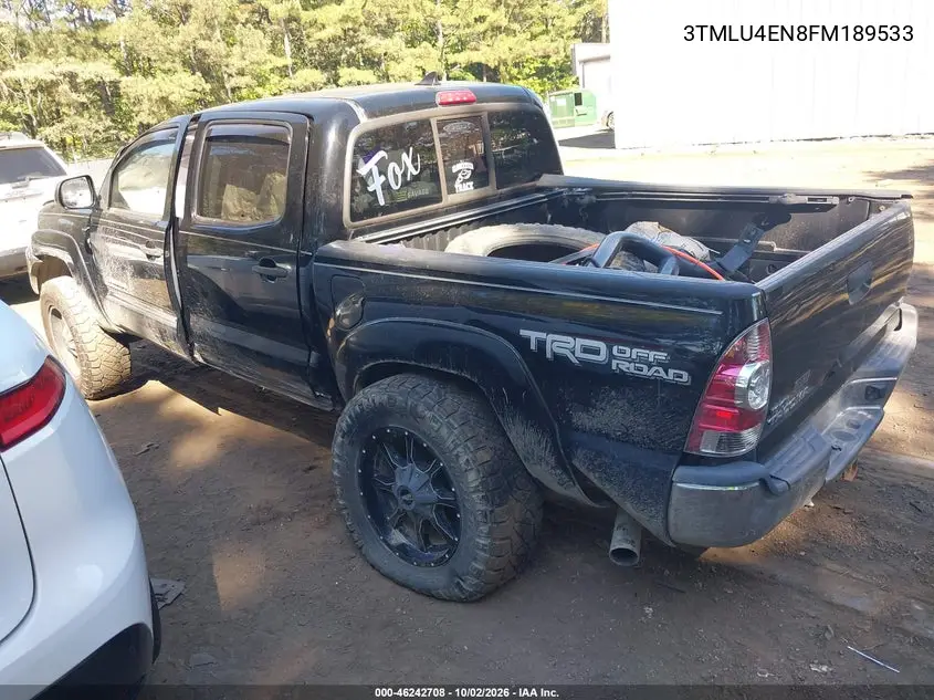 2015 TOYOTA TACOMA VIN 3TMLU4EN8FM189533 — фото 3
