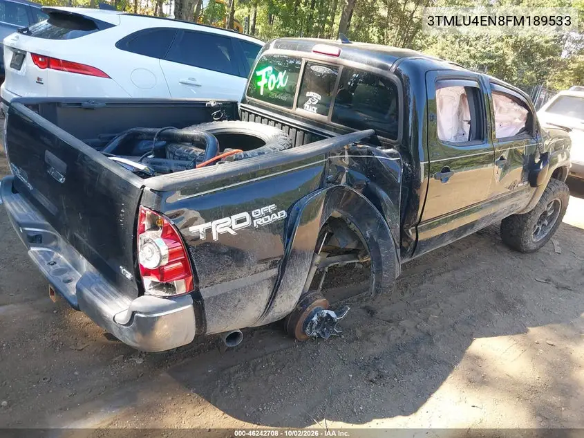2015 TOYOTA TACOMA VIN 3TMLU4EN8FM189533 — фото 4